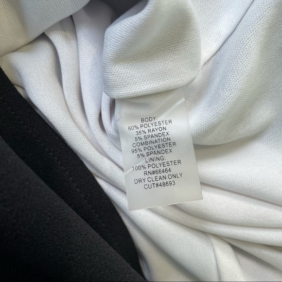 Julia Jordan Geometric Color Block V-Neck Fit Flare With Stripes Size 10 - Picture 7 of 9